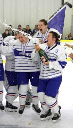 Photo hockey reportage Le sacre des françaises