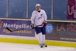 Photo hockey reportage les bleus s'échauffent!