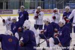 Photo hockey reportage les bleus s'échauffent!