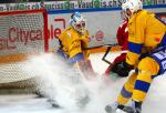 Photo hockey reportage NLA: Davos prend l'avantage après 40'