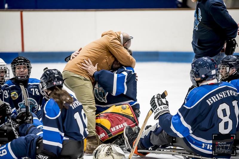 Photo hockey reportage Para Hockey