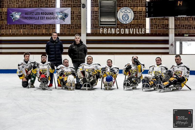 Photo hockey reportage Para Hockey