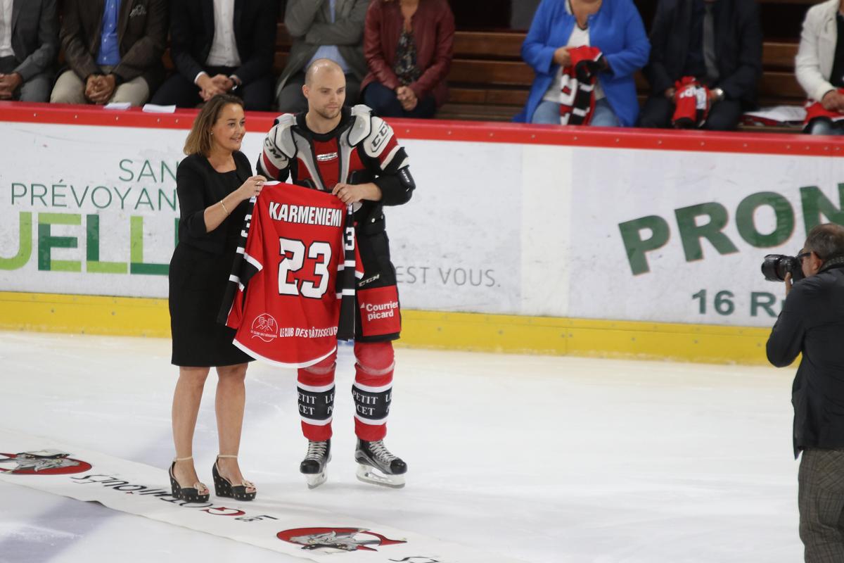 Photo hockey reportage Remise des maillots à Amiens