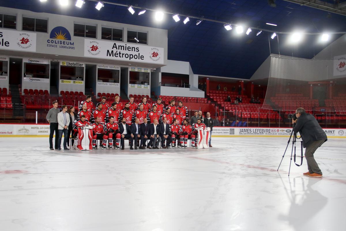 Photo hockey reportage Remise des maillots à Amiens
