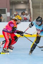 Photo hockey reportage Roller : 1er tournoi féminin à Villard Bonnot